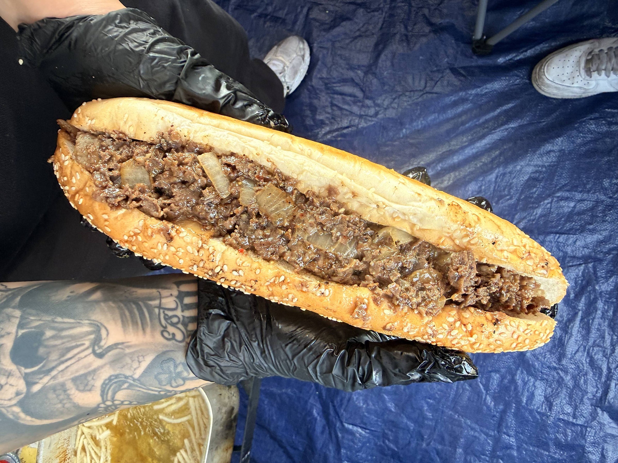 333 Kitchen's 3rd Degree Melt Philly cheesesteak